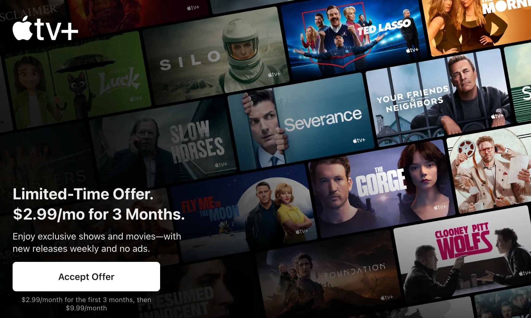 Apple TV April 2025 promo offer